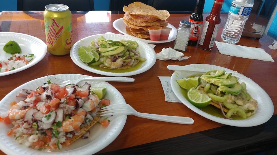 Mixta Ceviche and Aguachile Camarones